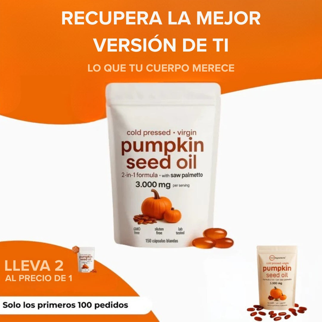 Aceite de Semilla de Calabaza | 90 Cápsulas x Duna®