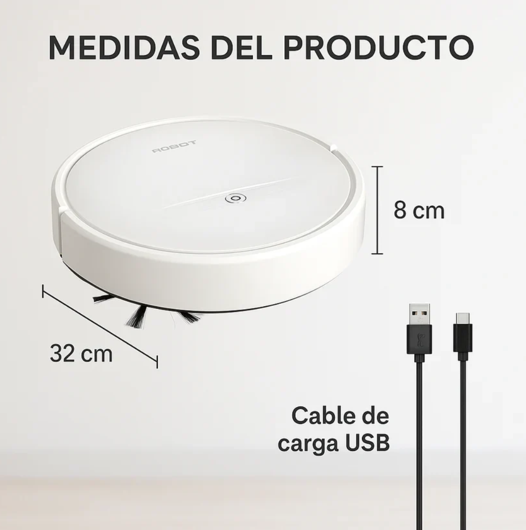 🤖Aspiradora Robot Inteligente x DUNA®