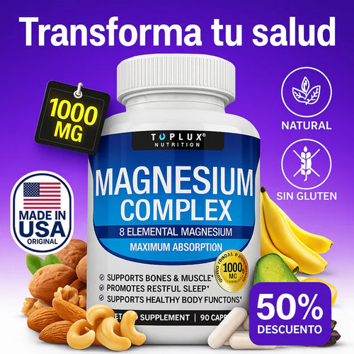 Magnesium Complex 8 en 1 para tu salud y energía diaria x DUNA®